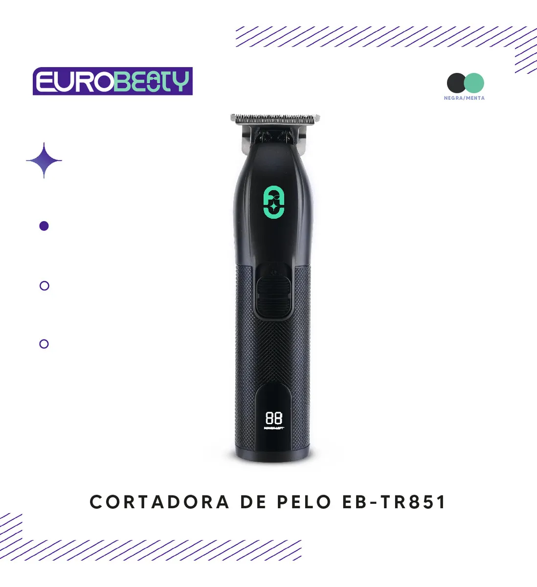 MÁQUINA CORTADORA DE PELO EUROBEAUTY EB-TR85i