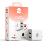 ADAPTADOR ALÓ POWER CHARGE 12W 2 PUERTOS