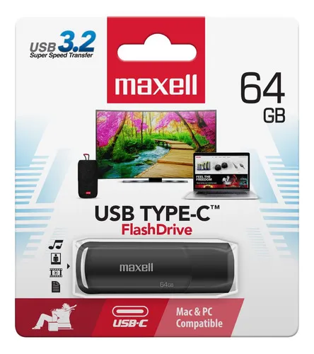PENDRIVE USB C MAXELL 64GB 3.2