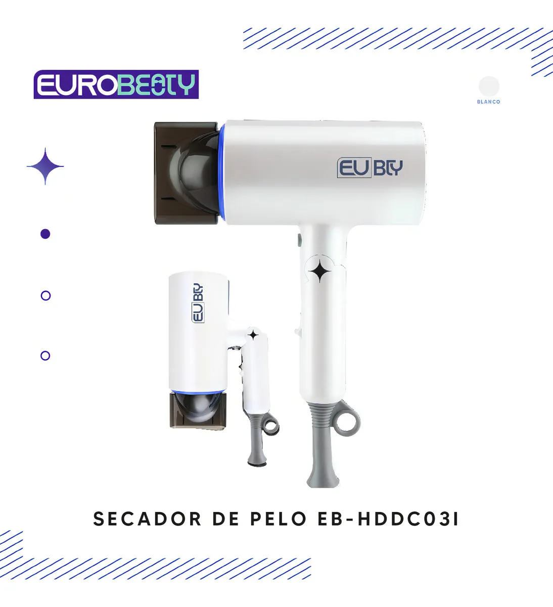 SECADOR DE PELO EUROBEAUTY HDDC03I