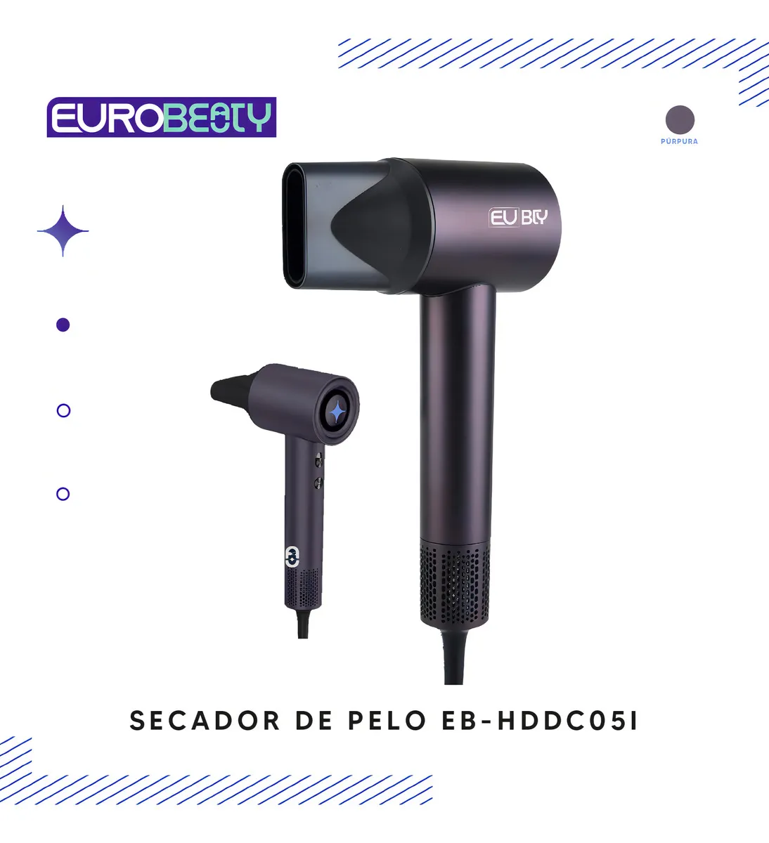 SECADOR DE PELO EUROBEAUTY HDDC03I