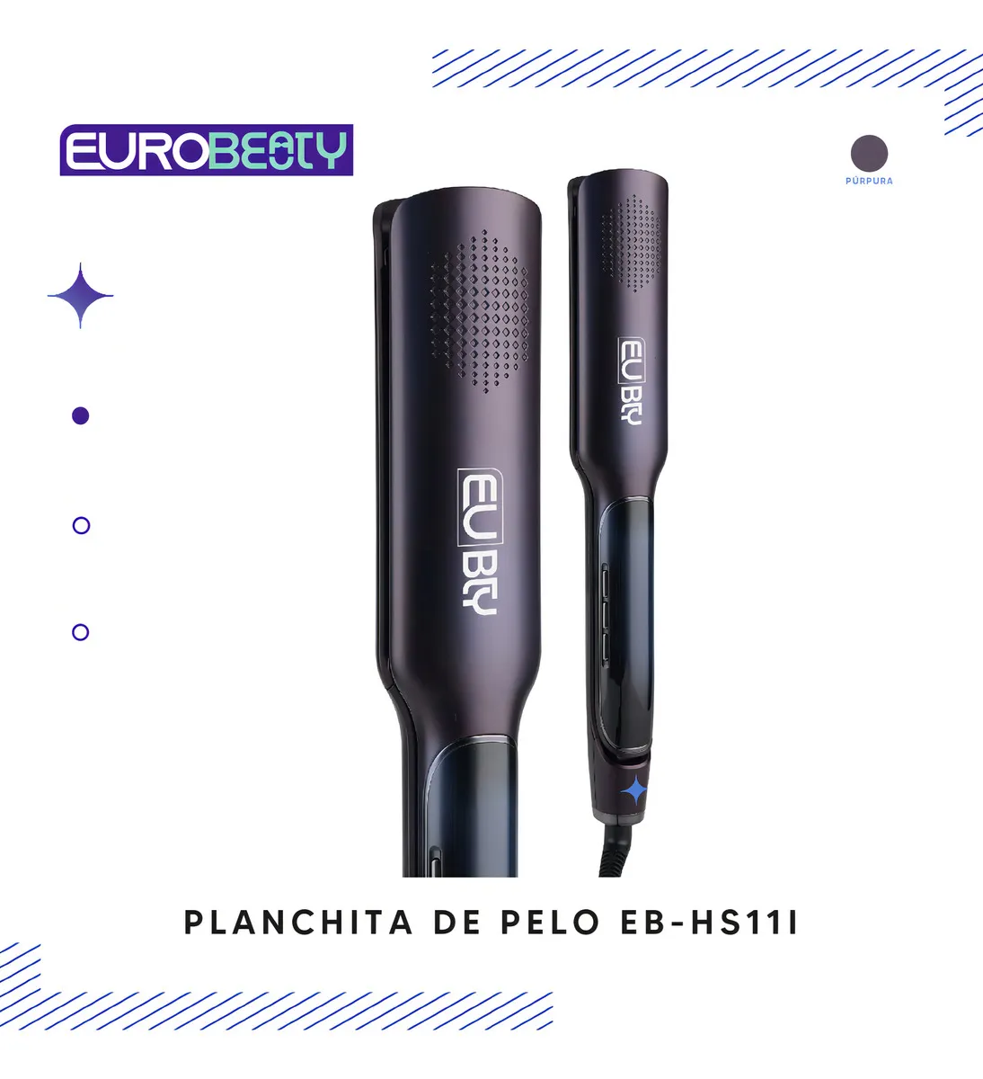 PLANCHA DE PELO EUROBEAUTY HS011L