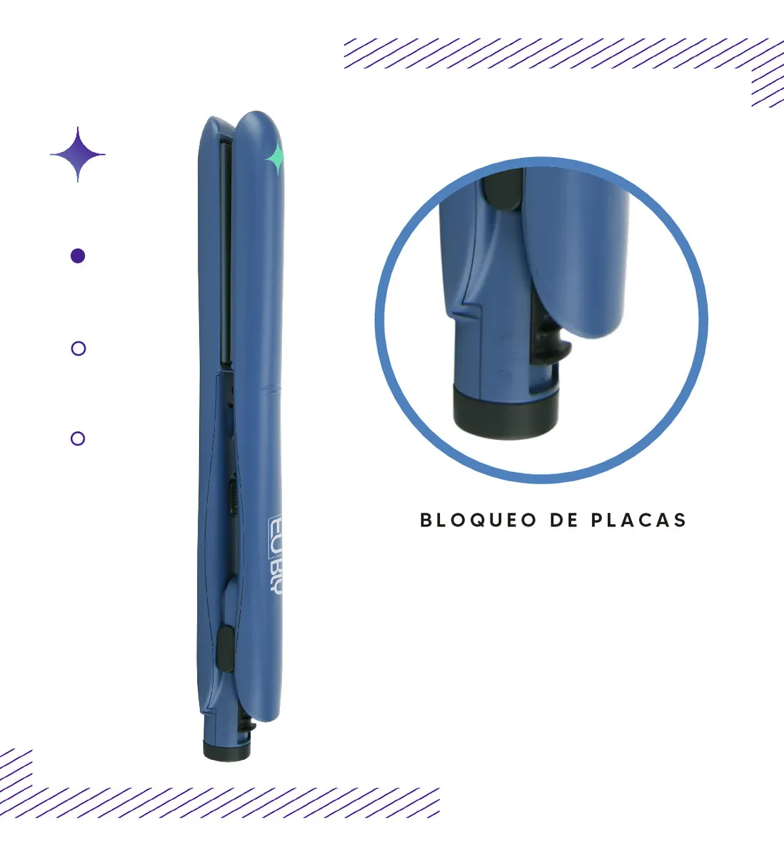 PLANCHA DE PELO EUROBEAUTY HS021