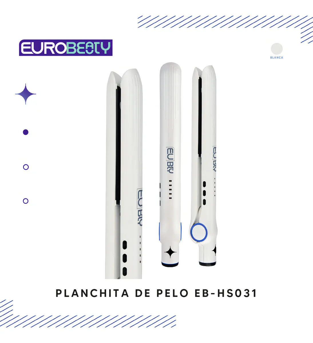 PLANCHA DE PELO EUROBEAUTY HS031