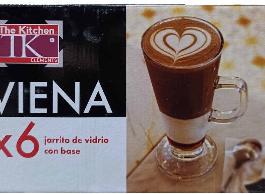 PACK 6 Jarros de Cafe c/Pie 280ml VIENA - THE KITCHEN